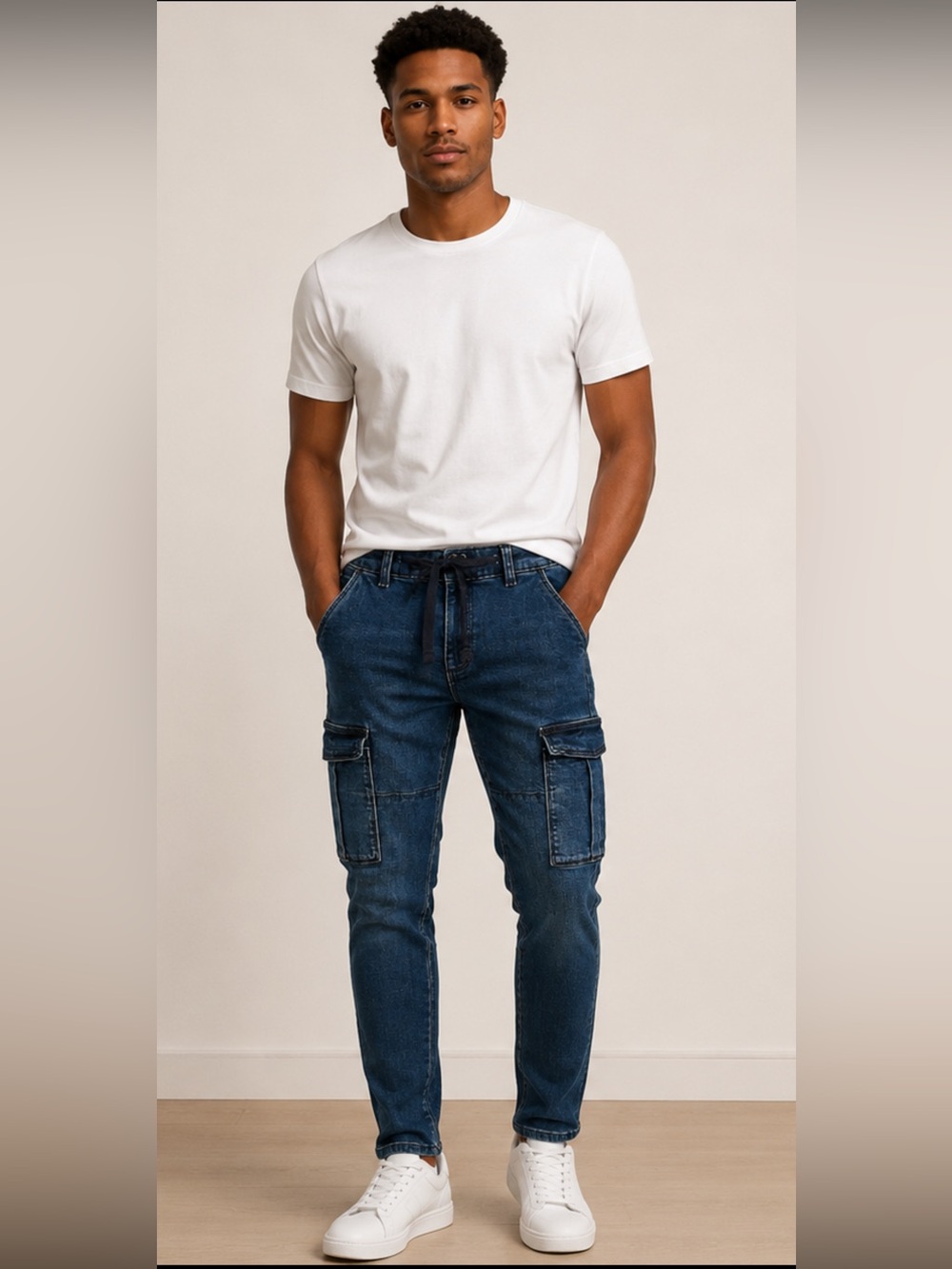 Joe's Jeans Dark Blue The Brixton Straight + Narrow Jeans